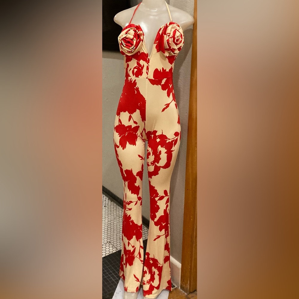 Beautiful rose romper